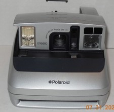 Vintage Polaroid One 600 Instant Film Flash Camera Tested Works