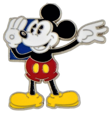 Mickey Mouse Oh Mickey! Collection Waving Blue Disney Park Trading Pin Brand New
