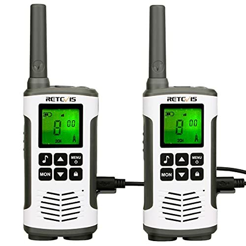 Retevis RT45 Walkie Talkie, Ricaricabili PMR446 Ricetrasmittenti (s1g)