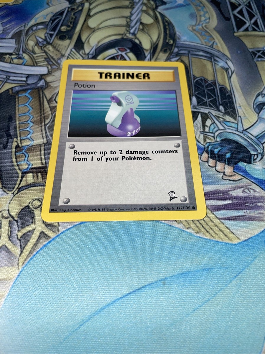 1995 potion pokemon card value Potion 122/130 Pokemon Base Set 2 Common Trainer LP Used See Pictures