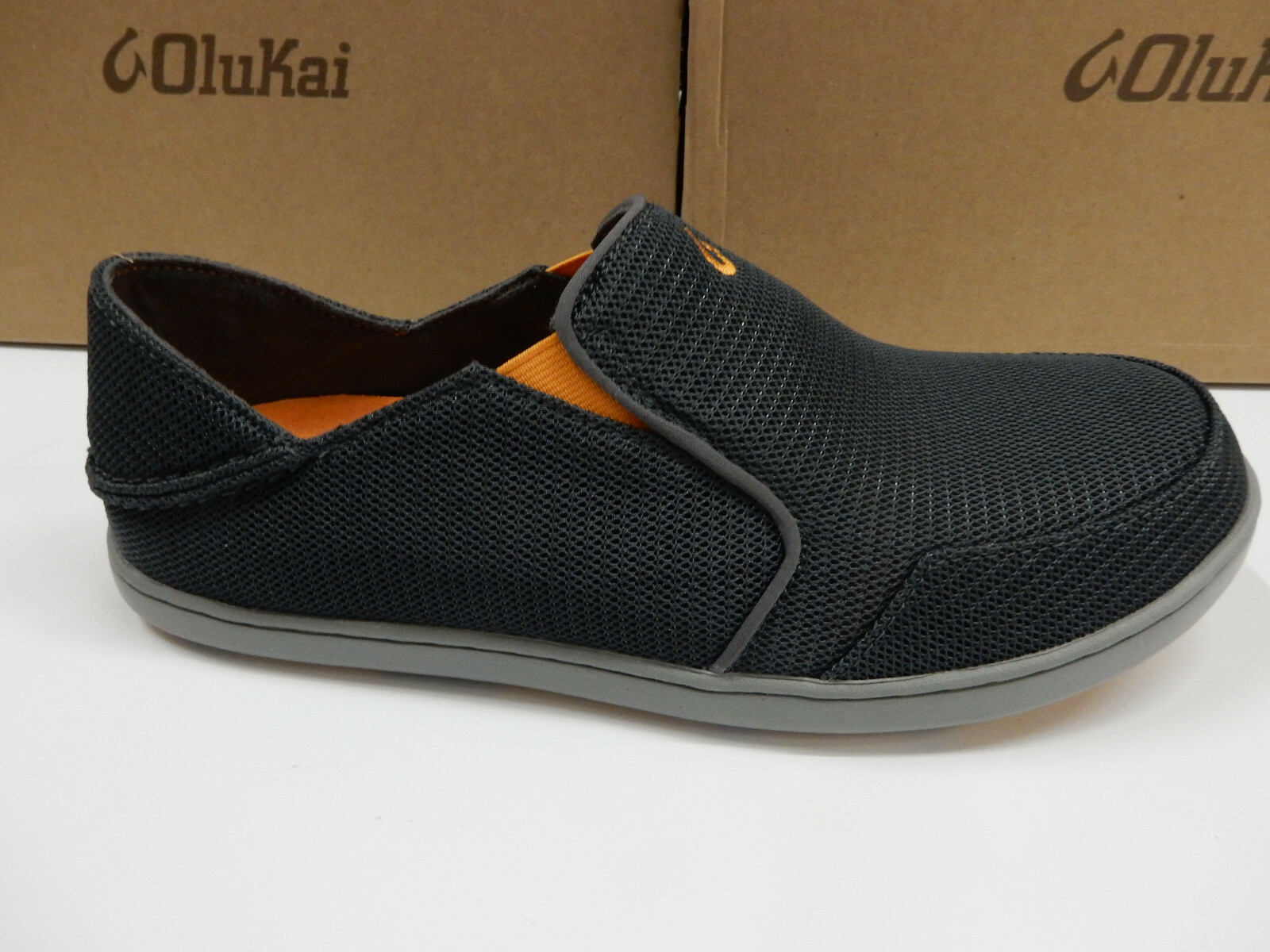 Olukai Men's Nohea Mesh, Dark Shadow / 11.5