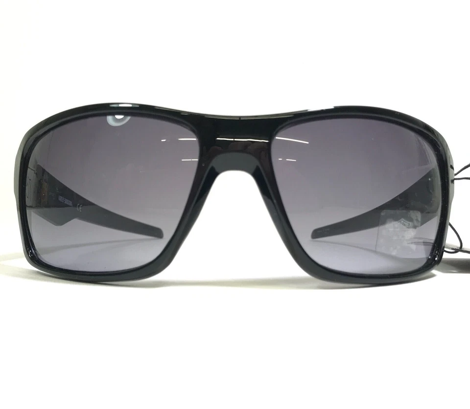 Óculos de sol Harley-Davidson HD0144V 01B preto armação grande com lentes roxas - Imagem 2 de 4