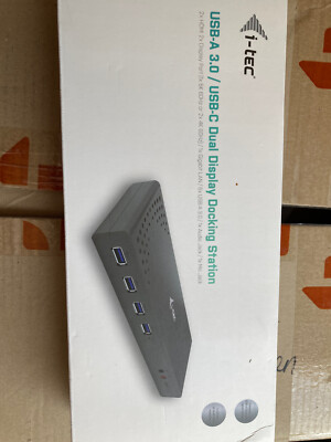 i-tec USB-a / USB-C Dual Display Docking Station + Power Delivery 96W