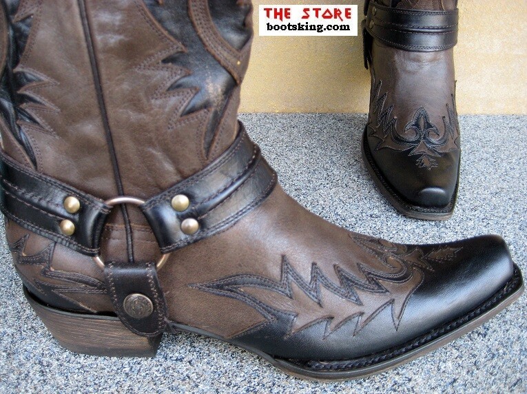 Mezcalero Biker Boots Stiefel Bikerboots neu Leder Handmade!!! Gr