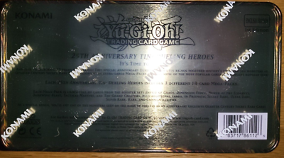 Yugioh 25th Anniversary Tin: Dueling Heroes |BRAND NEW SEALED Yu