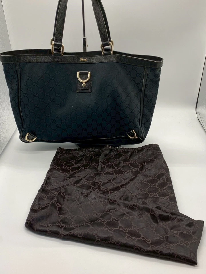 Bolso de Mano Gucci Abbey de Lona Autenticidad - Imagen 4 de 4