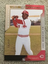 2003 Donruss Team Heroes JOE MORGAN Statline Parallel #/17 Cincinnati Reds