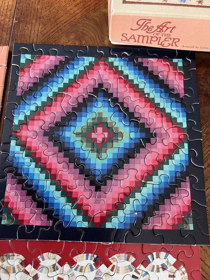 SIX AMERICAN QUILTS  (Springbok) --  -- 100% Complete - Image 4 of 4