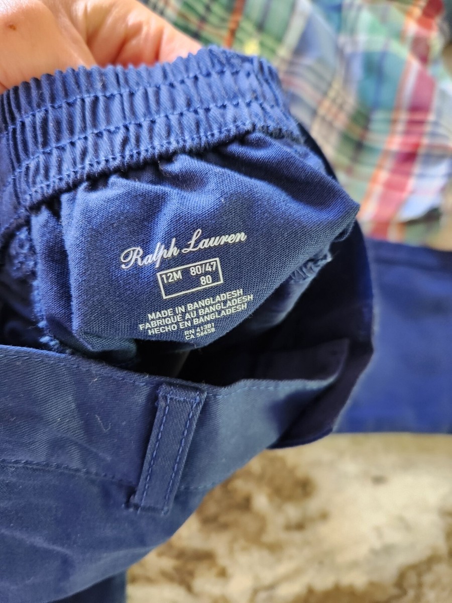 RALPH LAUREN POLO Baby Boys Shirt & Stretch Chino Pants 12M | eBay