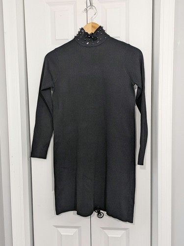 Zara Pulloverkleid Damen Größe S Midi Schwarz