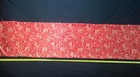 Antique Vintage Red And Gold Chinese Silk Yunjian Shawl Or Scarf Embroidery — photo 2