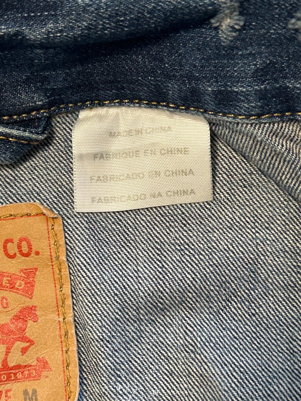 Levi’s authentic distressed patchwork patched ret… - image 10