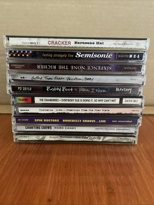 90s ALTERNATIVE 10 CD LOT! W/RUSTED ROOT-EZRA-SIXPENCE-SEMISONIC-CRACKER & MORE