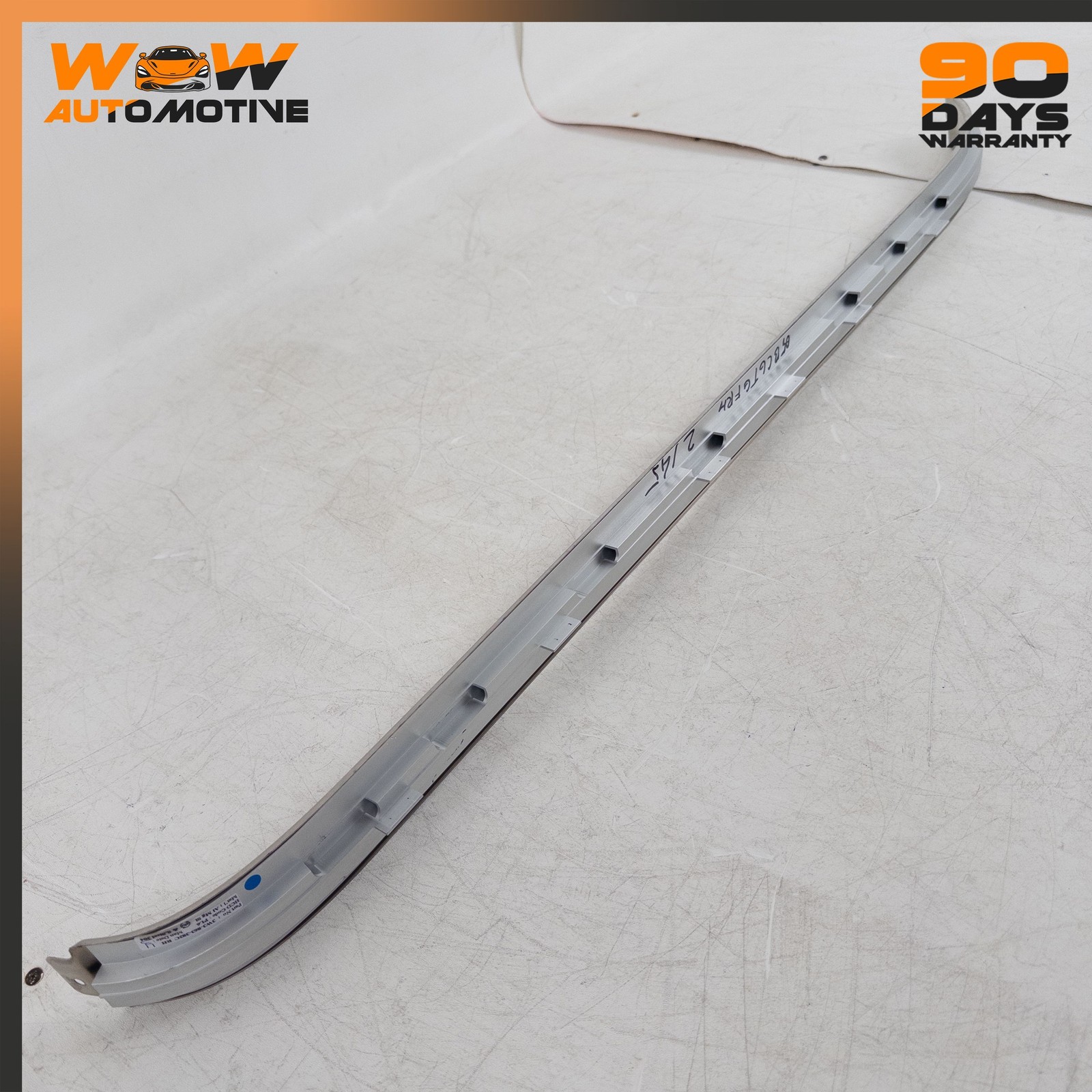 04-10 BENTLEY CONTINENTAL GT FRONT RIGHT PASSENGER SIDE DOOR STEP SILL TRIM OEM