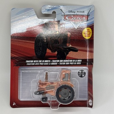 *CREASED BOX* 2022 Disney Pixar Cars 1:55 - TRACTOR with TIRE In Mouth - HFB72