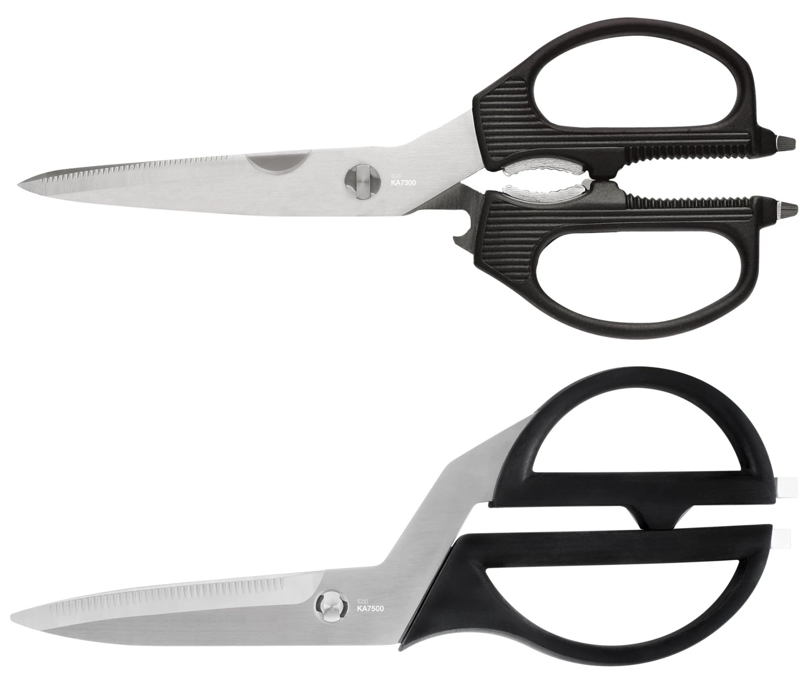 Kai 2Piece Shear Set, Heavy Duty Cooking Scissors, Durable Japanese 420J2 Sta...
