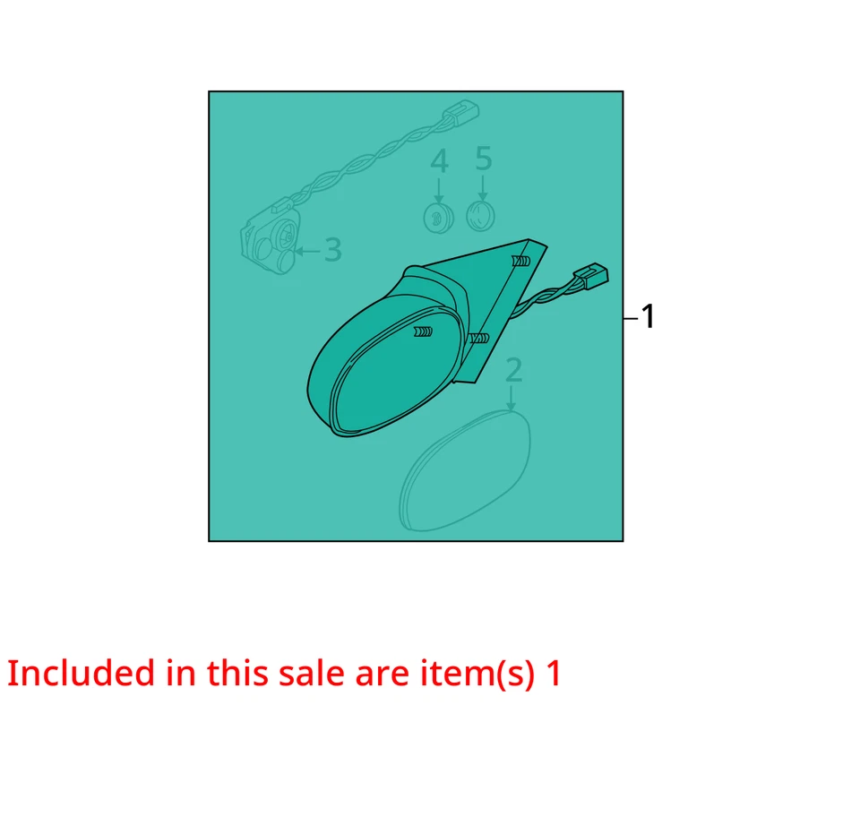 Espejo de puerta manual Saturn Ls Driver vista lateral izquierdo negro 982398 Foto 3 de 4