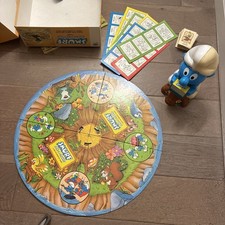 Smurf Spin-A-Round Board Game Milton Bradley 1983 missing instruction sheet