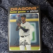 2020 Topps Heritage Minor League Hunter Greene - Dayton Dragons / Reds Ace