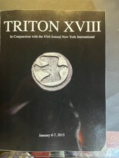 Triton XVIII Classical Numimatic Group 2015 large auction Greek & Roman coins