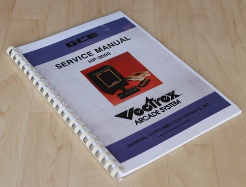 GCE Service Manual HP-3000 Vectrex Arcade System