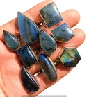Labradorite  Rings Lot 925 Sterling Silver Plated Gemstone Handmade Jewelry