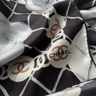 Chanel classic quilted camellia women's decorative square scarf/shawl 90*90cm — photo 3