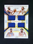 2024-25 Immaculate Jalen Brunson Josh Hart Karl-Anthony Towns Quad PAtch /99