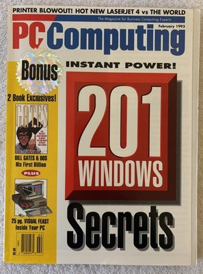 Vintage Magazine: PC/COMPUTING-The Magazine for Business Computing, Feb 1993