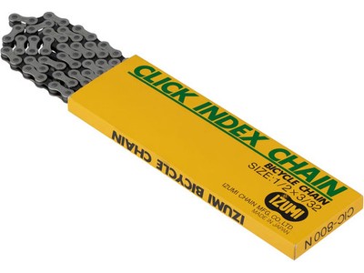 IZUMI CIC800 Click Indexkette 1/2 x 3/32 - schwarz und silber