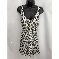 Kate Young For Target NWT Cheetah Print Mini Dress 4 Feminine Leopard Animal