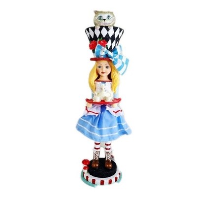 Kurt S. Adler Hollywood Alice In Wonderland Nutcracker Multi-Color 19.5'' Boxed