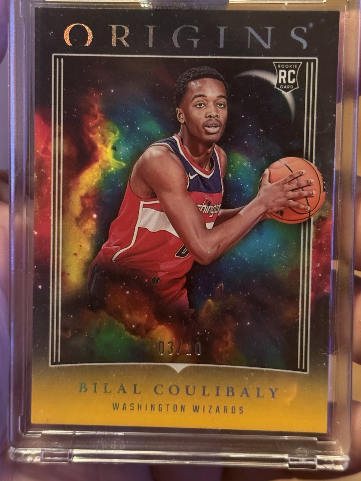 2023-24 Panini Origins Bilal Coulibaly Gold 03/10 RC #70 SSP