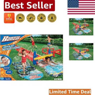 #ad Exciting Aqua Blast Obstacle Course for Kids 4 Players Endless Summer Fun $61.59