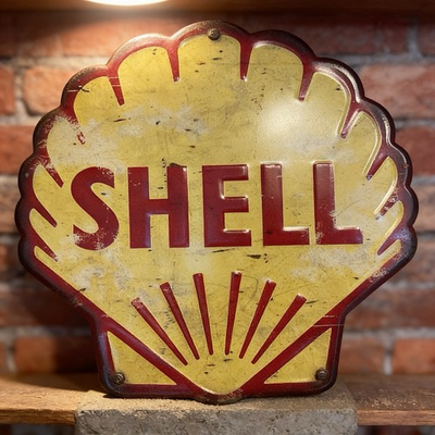#ad #ad 15quot;X15quot; Retro Style Metal quot;Shell Oilquot; Advertising Sign...Ships Free $32.95