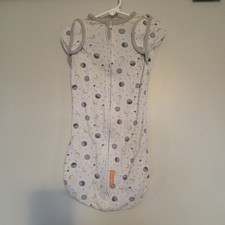SwaddleMe Transition Bag Large Moon  Stars Gray White