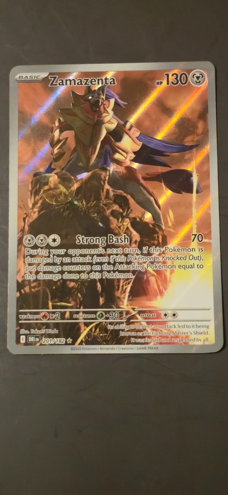 Pokémon TCG Zamazenta 201/182 Sv10: Destined Rivals