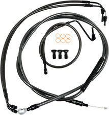 LA Choppers Midnight Cable & Brake Line Kit LA-8012KT-13M Made in USA
