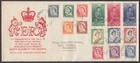 NEW ZEALAND 1954 QEII DEFIN SET (x13) ON CACHET FDC (ID:014/D66856)