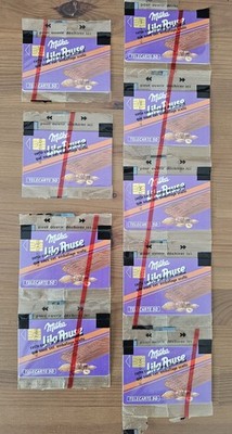 Lot of 9 Milka Purple Pause Cards 1990 New Sealed 50 Count