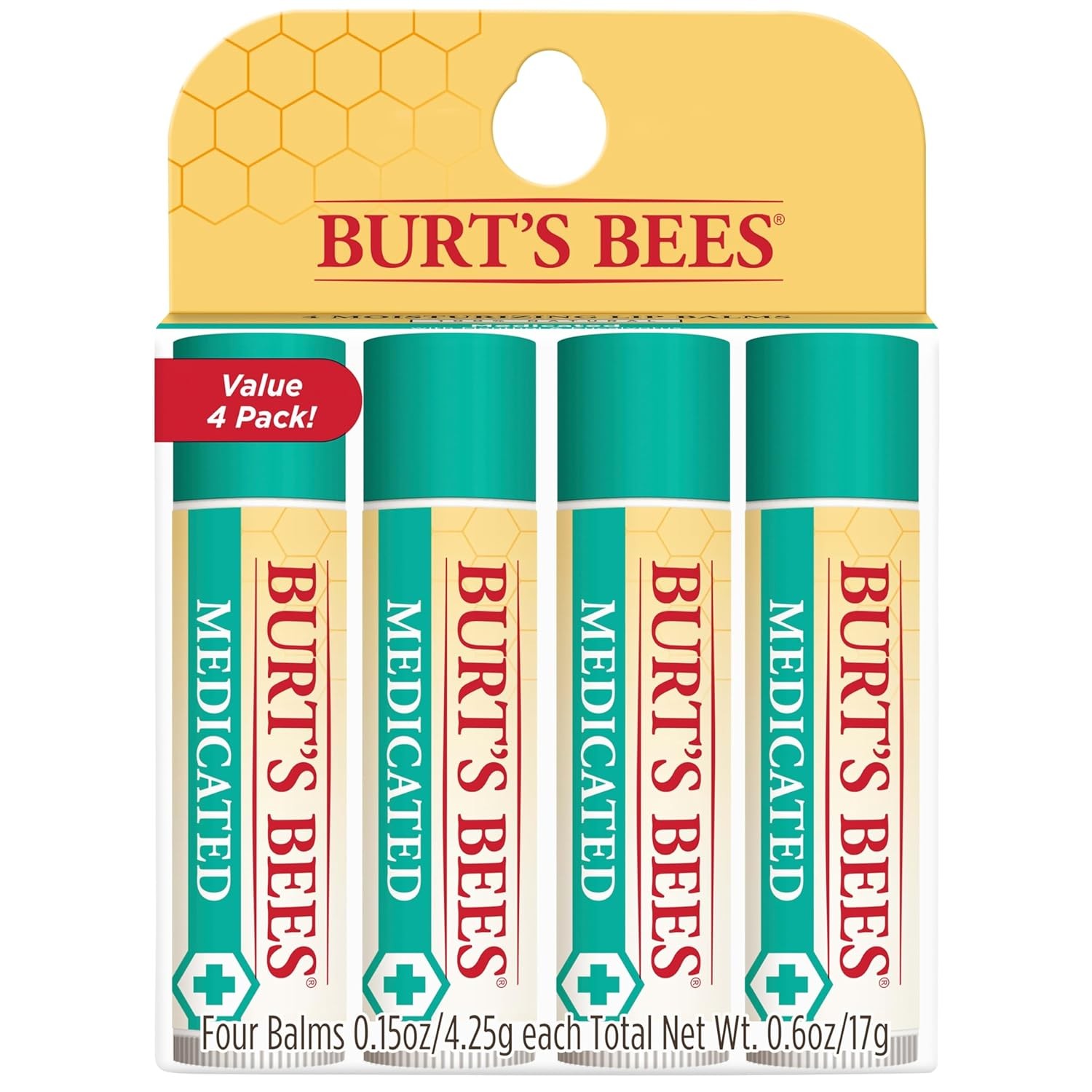 Burt's Bees Lip Balm Stocking Stuffers, Moisturizing Lip Care Christmas Gifts, f
