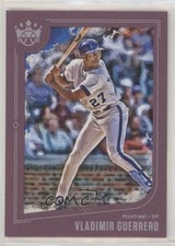 2019 Panini Diamond Kings Image Variation Plum Framed Vladimir Guerrero HOF 7ut