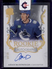 2023-24 The Cup Aidan McDonough Gold Spectrum Foil Rookie Auto RC SSP /36