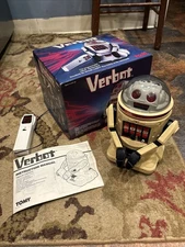 RARE 1984 TOMY VERBOT 5401 Voice Robot w Remote & original box