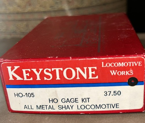 Keystone Locomotive Works HO-105 All Metal Logging Shay Unpowered Display Model - Picture 2 of 24
