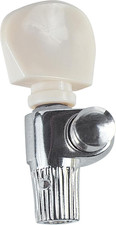 P-149 Nickel Banjo Tuner   Single 5Th Peg, 10:1 Gear, Fits Modern  Vintage 9Mm