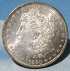 1880 MORGAN SILVER DOLLAR $1 * GOOD USED CONDITION * FREE SHIP