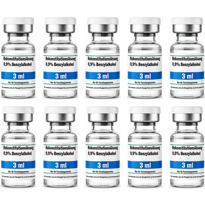 10 * 3 ml Bakteriostatisches Wasser - BAC-Wasser - BAC-Water - EU Laborgeprüft