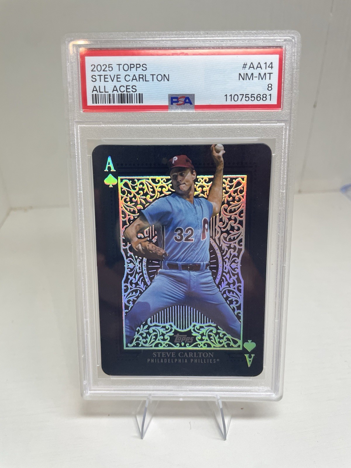 2025 Topps Series 1 STEVE CARLTON ALL ACES SSP #AA-14 PHILADELPHIA PHILLIES