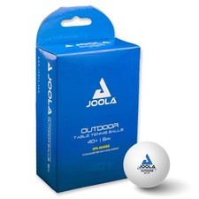 JOOLA Outdoor Table Tennis Balls - 6 Pack of 40mm Regulation Size 40mm, White